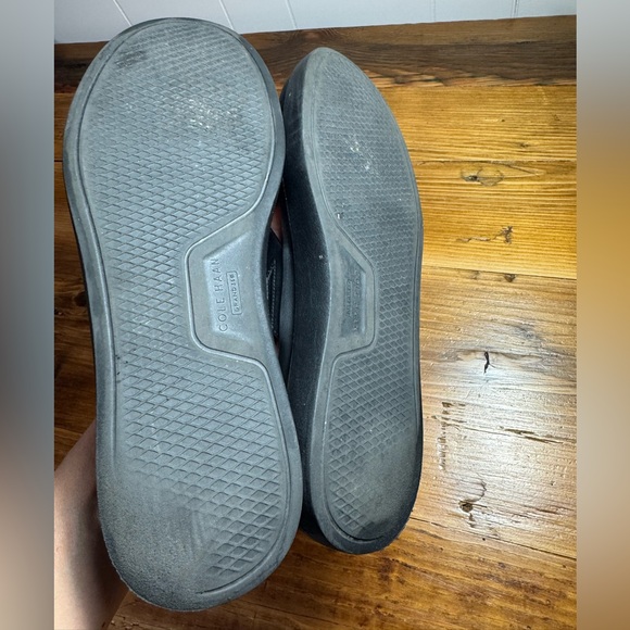 Cole Haan Women Grandpro Rally Leather Crisscross Platform Slide Sandals Black 8 - Picture 7 of 12